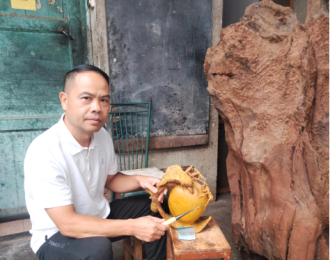  世界工艺美术网常务理事莫世忠：中国芒果树木雕 辉煌灿烂